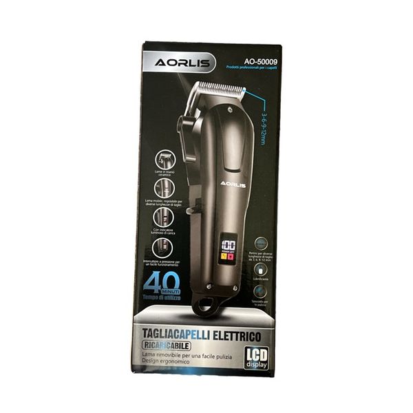 Professional Rechargeable &amp; Cordless Digital Hair Clipper
