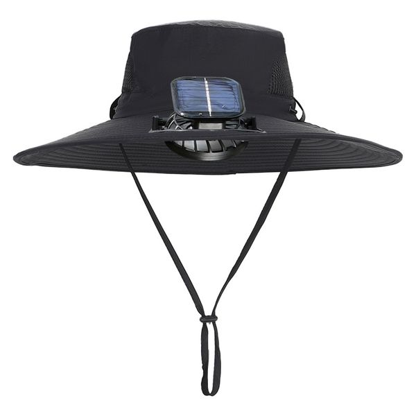 Solar Fan Sun Hat with Solar Fan Sun Protection Fishing Beach Hat with Fan
