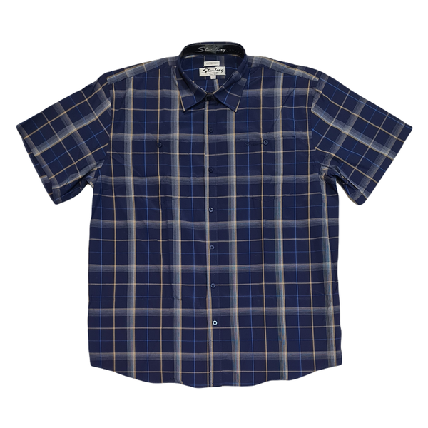 Check Shirt Blue/Gold/White image