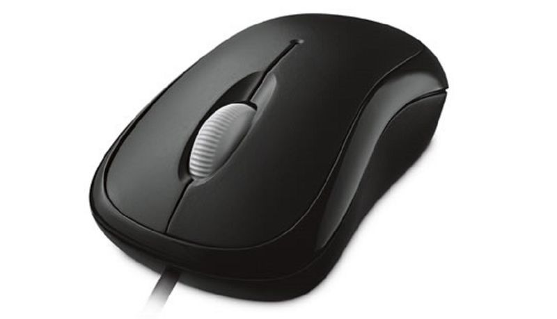 Microsoft Basic Optical Mouse Black (PS2/USB) for Business