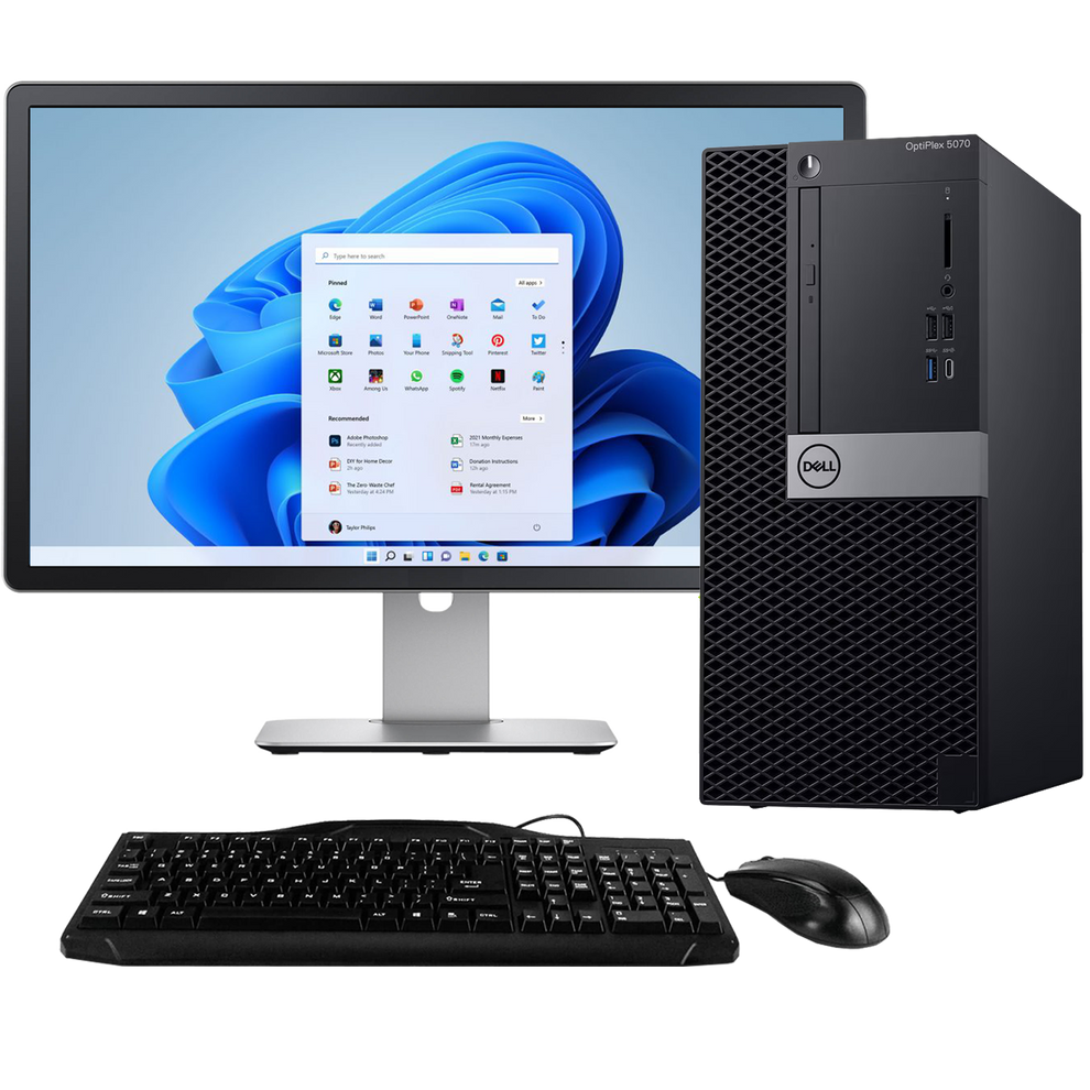 Dell OptiPlex 5070 Intel i3, 9th Gen Tower PC with 20