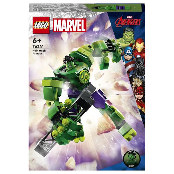 LEGO® Marvel Hulk Mech Armour 76241 Building Toy Set (138 Pieces)