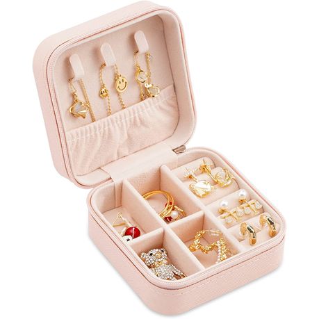 Mini Jewellery Storage Box Pink | Nestasia