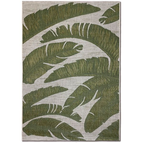 Banana Palm Rug - Green