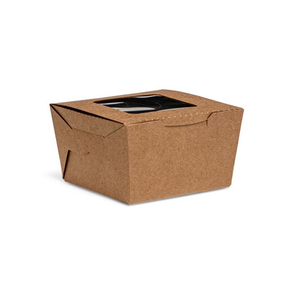 Brownie Box with PLA Window - Pack of 50