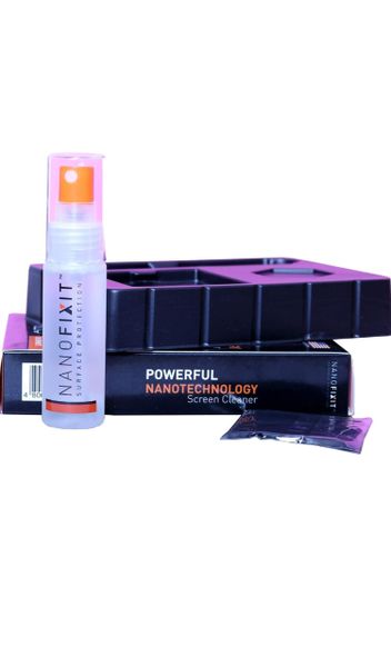 NanoFixit Screen Cleaner Powerful Nanotechnology Protection+Cleaning Cloth