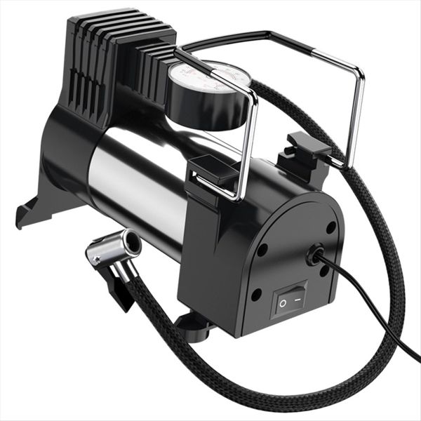 Portable Electric Tire Inflator Pump with 12V Compatible with Universal