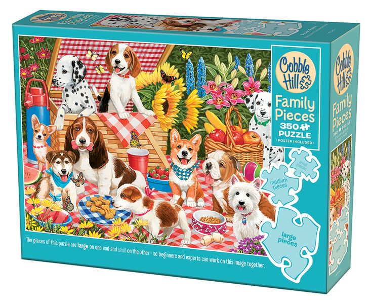 Cobble Hill Picnic Party 350 Piece Family Puzzle