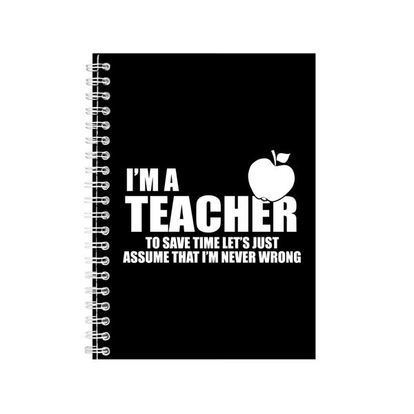 Teacher Notebook Teaching Gift Idea Writing Book Notepad Pad 31
