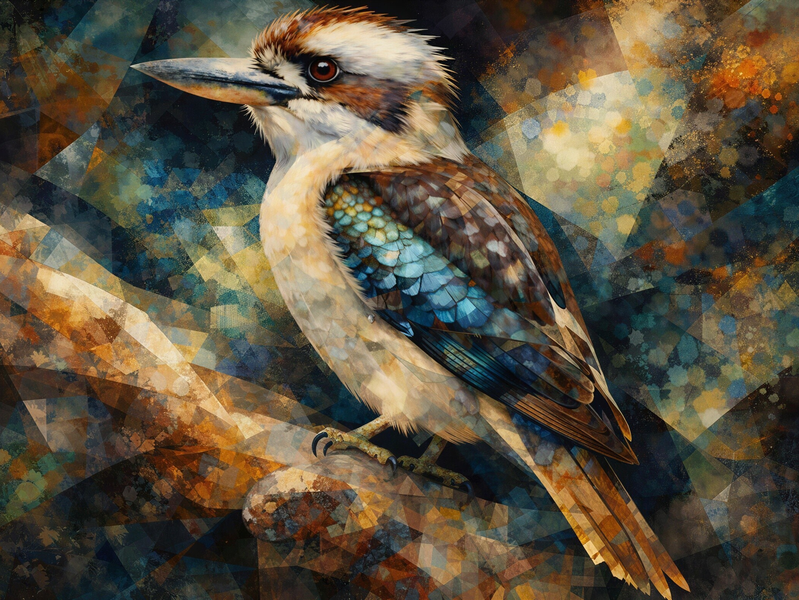 Modern Canvas Wall Art Home Decor - Bird Abstract