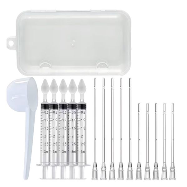 Pet Bird Plastic Feeding Tubes &amp; Syringes Nursing medicating Kit - 22pc