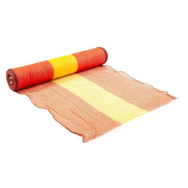 Orange &amp; Yellow Woven Barrier Netting