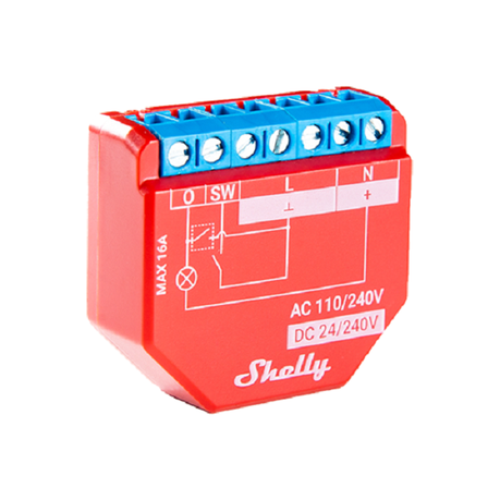 Shelly 2.5 - WiFi-operated Double Relay Switch & Roller Shutter with Power  Measurement on both Channels