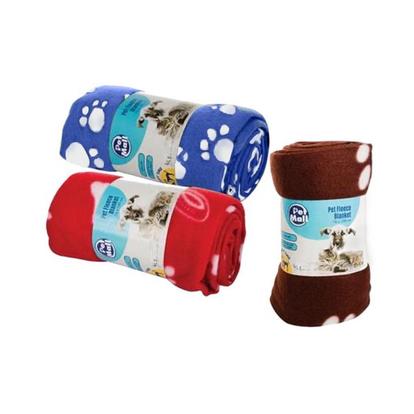 3 Pack Fleece Blanket for Pets – 90 x 150cm - Sweet Dreams