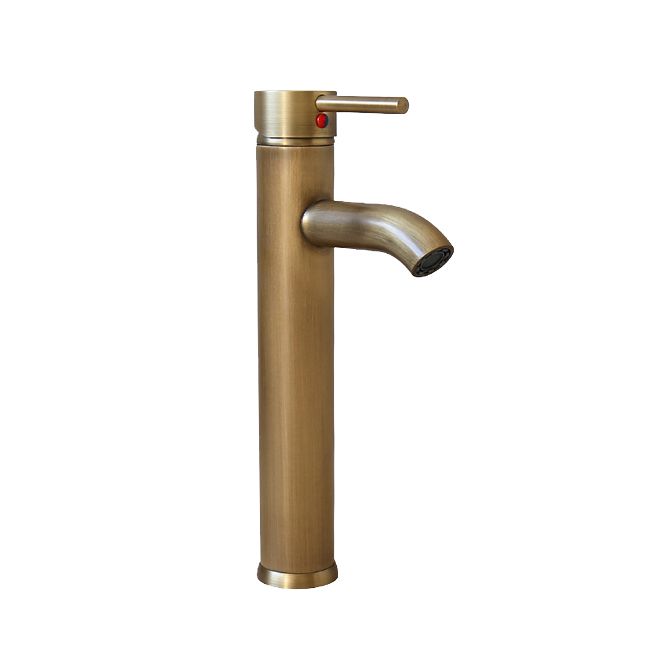 Trendy Taps Premium Quality Brushed Brass Deck Mounted Tall Bathroom Mixer