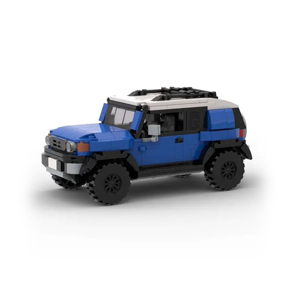 Toyota FJ Cruiser styled building block set - Blue