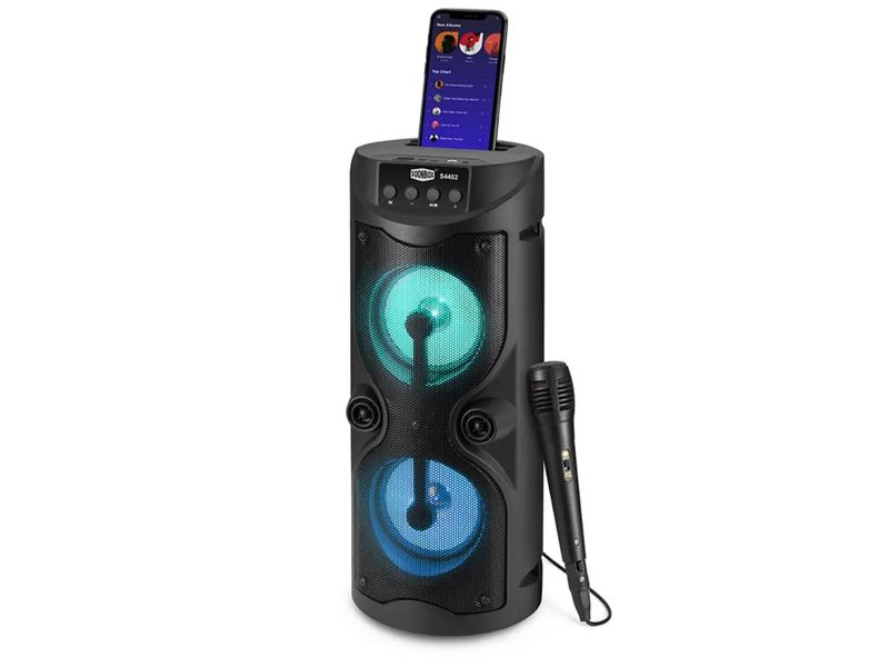 Beautiful Sound Karaoke Speaker with Mic - Black