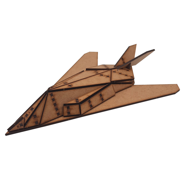 Stealth Fighter Aircraft Jet 3D Puzzle Wooden 3D Model