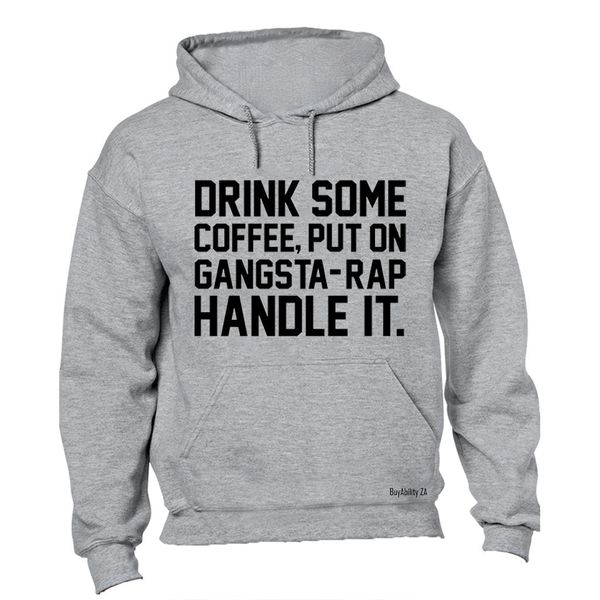 Handle It - Mens - Hoodie - Grey