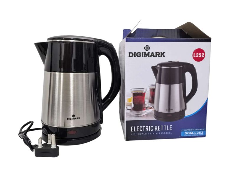Digimark Black Stainless Steel 2.5 L Kettle
