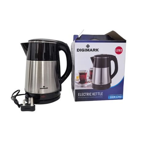 Digimark Black Stainless Steel 2.5 L Kettle