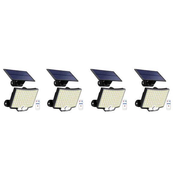 Set Of 4 Outdoor Solar Pendant Light Motion Sensor Light