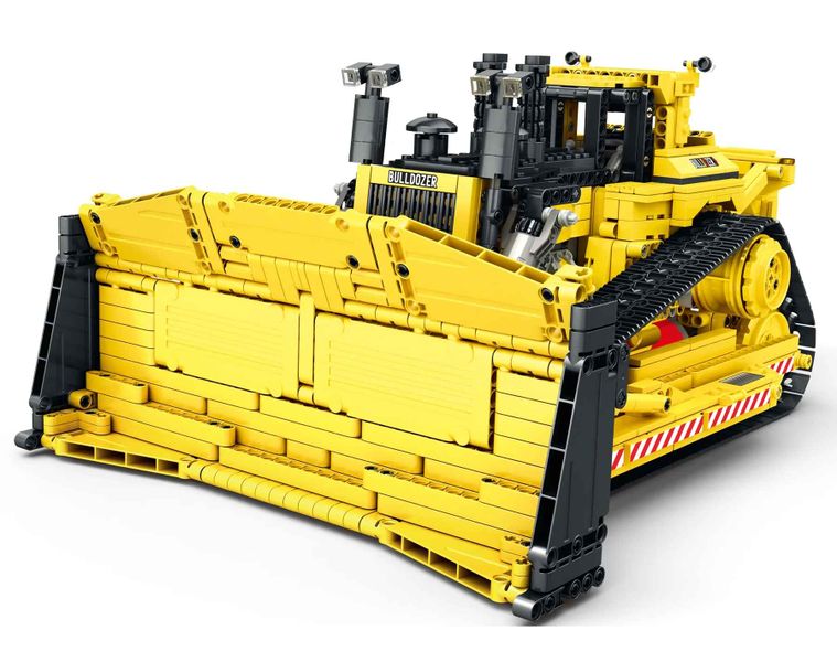 Reobrix 1/24 R/C CAT D11 Bulldozer Building Blocks 1988 Pieces - 45cm Long