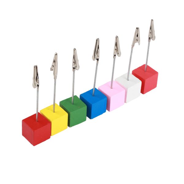 Portable Wooden Card Holders Compatible with Table Decor