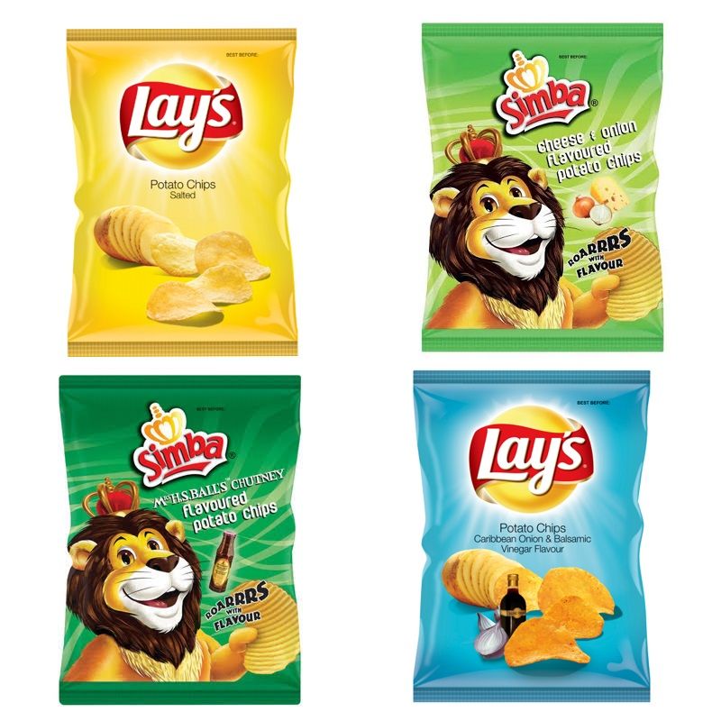 Simba And Lay S Assorted Chips 24 X 36g Shop Today Get It Tomorrow