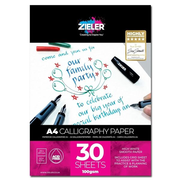 Zieler Calligraphy Pad A4