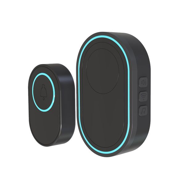 Wireless doorbell home music remote control doorbell adhesive range 300m