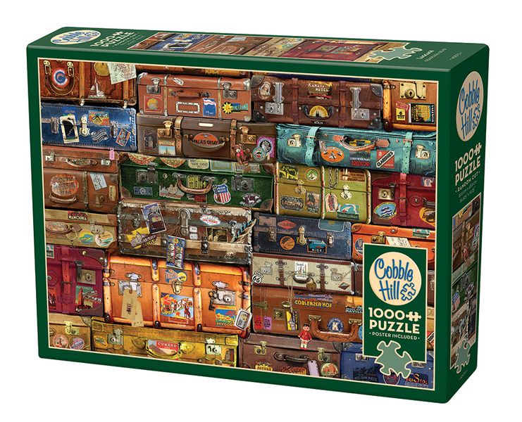 Cobble Hill Luggage 1000 Piece Puzzle