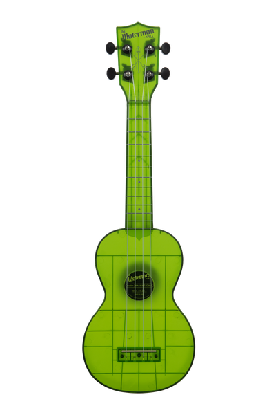 Kala KA-WMT-GN-S Waterman Jade Green Transparent Soprano Ukulele