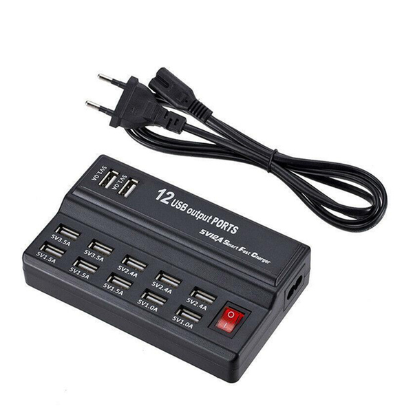 12 Port USB Charging Station - Q-CD10P