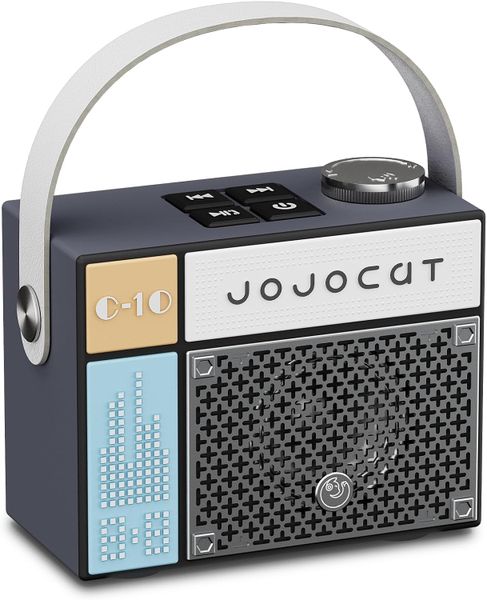 JOJOCAT MINI Retro Bluetooth Speaker and Call Connectivity + Leather Carry