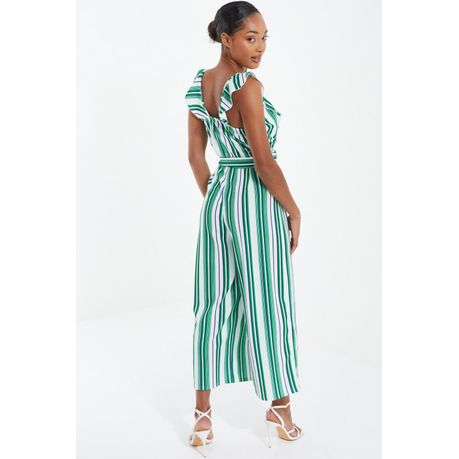 Quiz striped hot sale jumpsuit