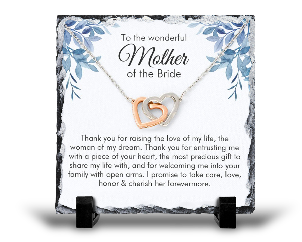 To The Wonderful Mother Of The Bride Wedding Bride Groom v1 Gift Rock