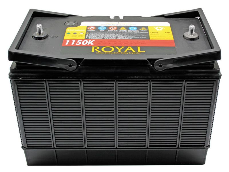 12V100Ah Sealed Lead Acid Battery: Royal: BAT-12V100AH: 1150K