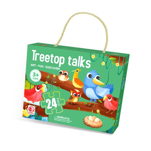 HAO Art Puzzle - Treetop Talks 24 Pieces