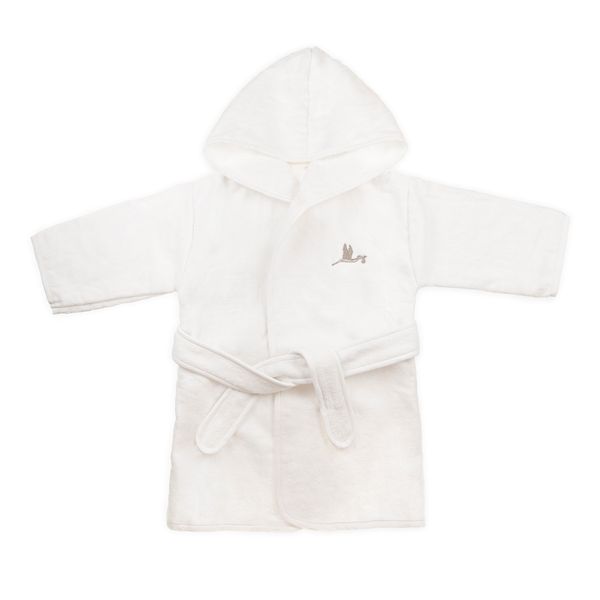 Baby Bathrobe/Gown - White