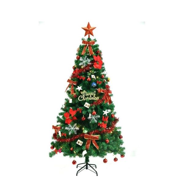 Christmas tree decoration set family tree with lights 1.5m