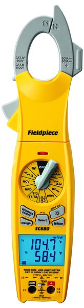 HVAC Refrigeration Swivel Clamp Meter - 640 + Wireless dual Temperature