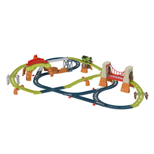 Thomas &amp; Friends Percy 6-in-1 Track Set with Motorized Engine
