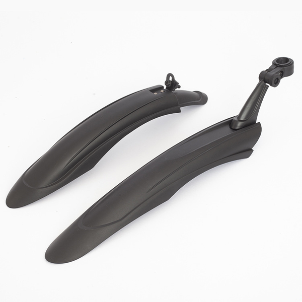 Set of Mountain Bike Fenders - Black Plastic
