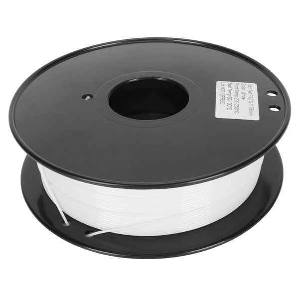 PETG Filament 1.75mm - 1kg White ( 0.02mm Accuracy)