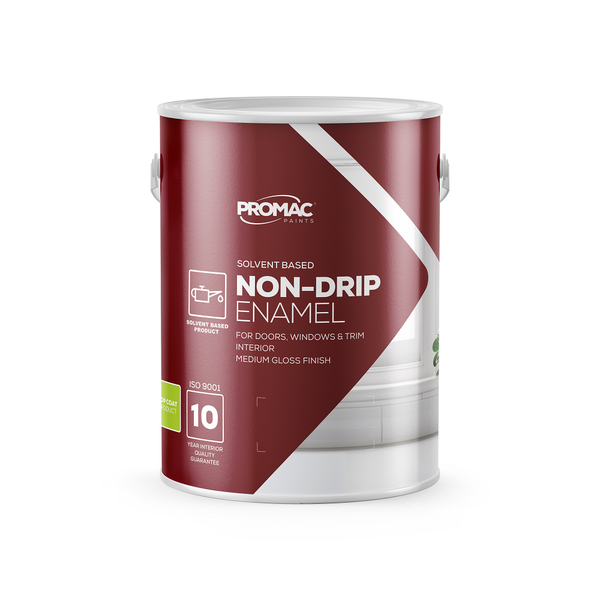 Promac Paints - Non-Drip Enamel Interior Paint 5L - White
