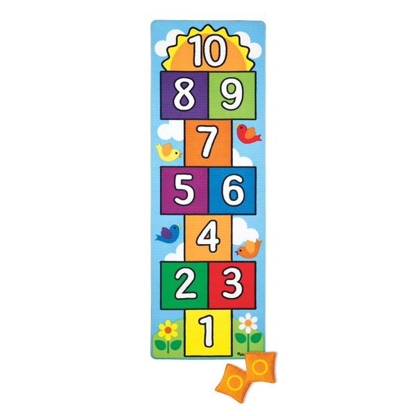 Melissa &amp; Doug Hop &amp; Count Hopscotch Rug
