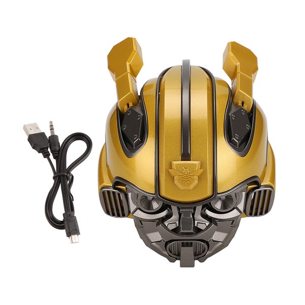 For Bumblebee Cartoon Design Wireless Bluetooth Speaker with TF Slot