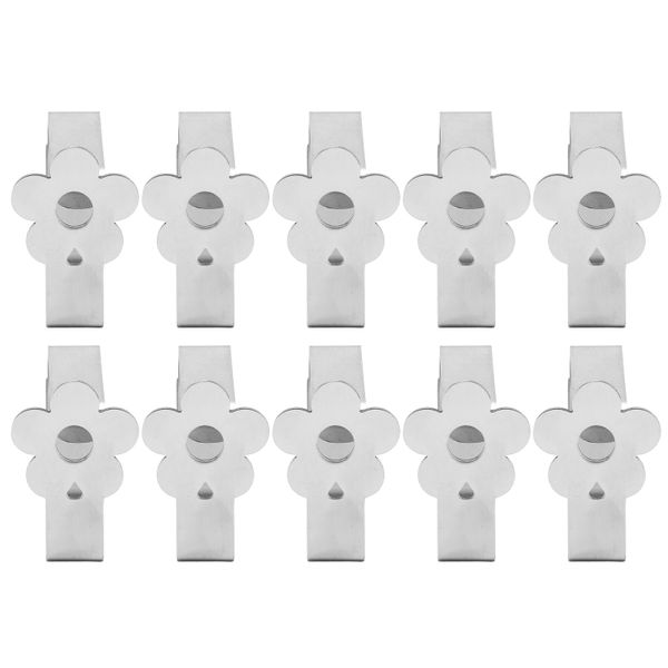 Stainless Steel Tablecloth Clips Compatible with Outdoor Use