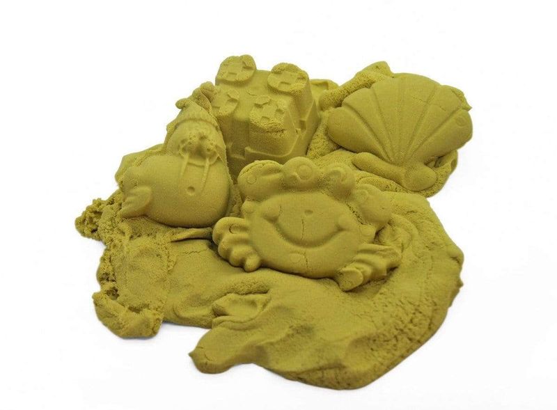 Sensory Sand with Shapes - 2kg - Yellow